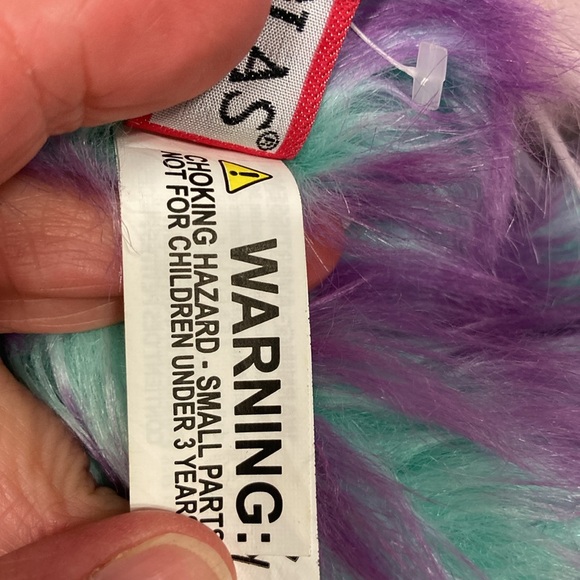 Rare "Veda" the Unicorn Plush w/Eyelashes by Douglas Cuddle Toys 15" Rainbow - Picture 8 of 9